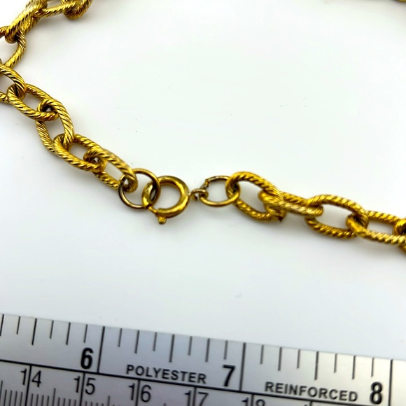 Vintage Gold Toned Chain Necklace Extra Long 49 inches - Picture 4 of 4